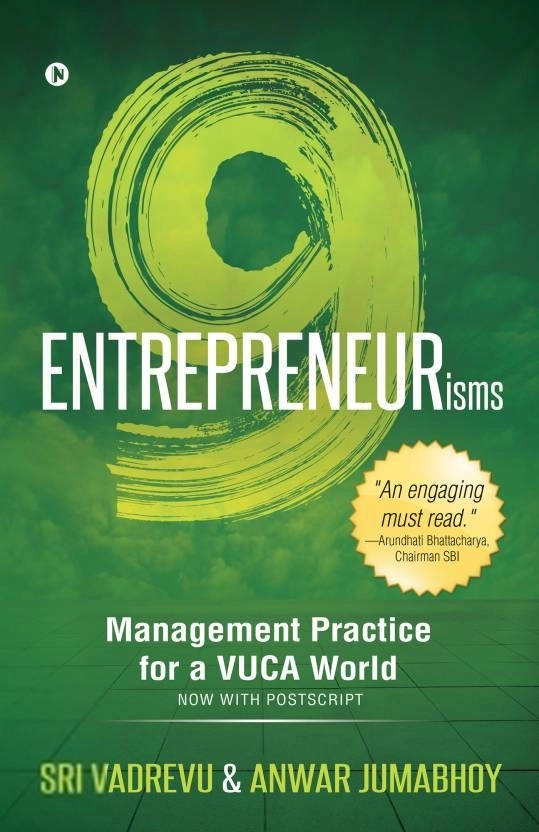 Sri Vadrevu, Anwar Jumabhoy எழுதிய 9 Entrepreneurisms - Book Cover