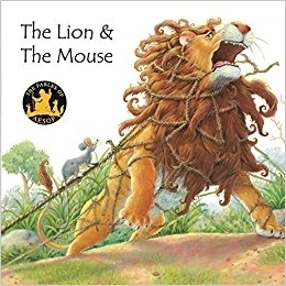 Macaw Books எழுதிய Aesop Fables- English Edition: The Lion and the Mouse - Book Cover