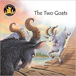 Macaw Books எழுதிய Aesop Fables- English Edition: The two goats - Book Cover