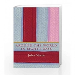 Jules Verne எழுதிய Around the world in eighty days - Book Cover