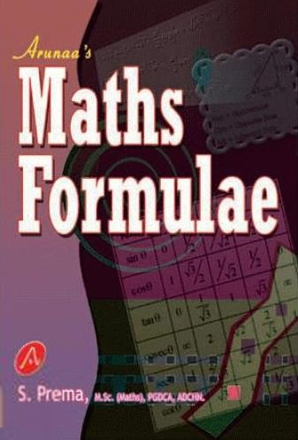 அருணா பப்ளிகேஷன்ஸ் எழுதிய Arunaa's Maths Formulae - Book Cover