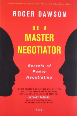 Roger Dawson எழுதிய Be a Master Negotiator - Book Cover