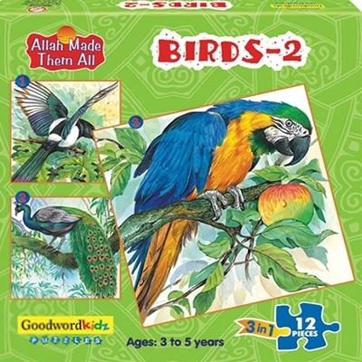 Saniyasnain Khan எழுதிய Birds 2 - Box of Three Puzzles - Book Cover