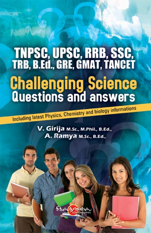 V. Girija,A. Ramya எழுதிய Challenging Science Questions and Answers - Book Cover