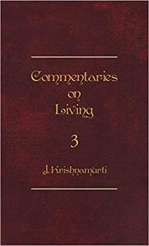 J. Krishnamurti எழுதிய Commentaries on Living 3 - Book Cover
