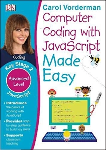 Carol Vorderman எழுதிய Computer coding with Javascript made easy - Book Cover
