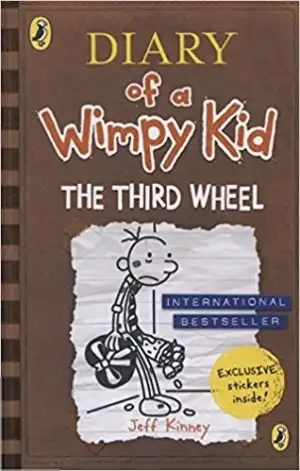 Jeff Kinney எழுதிய Diary of a Wimpy Kid: The Third Wheel - Book Cover