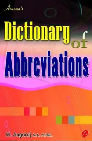 M. Anguraj எழுதிய Dictionary of Abbreviations - Book Cover