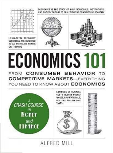 Alfred Mill எழுதிய Economics 101 From Consumer Behavior to Competitive Markets? Everything You Need to Know about Econo - Book Cover