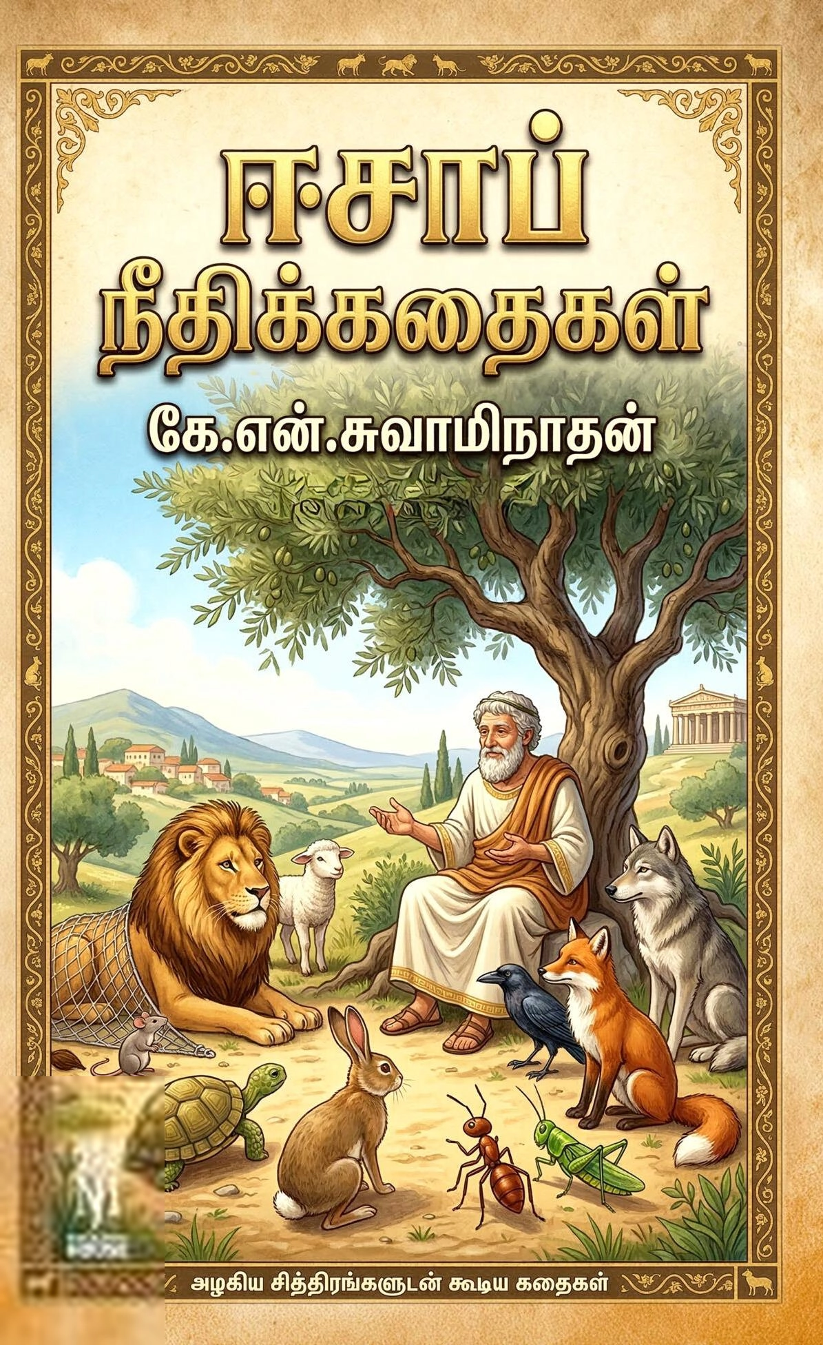 கே.என்.சுவாமிநாதன் எழுதிய ஈசாப் நீதிக் கதைகள் (கௌரா) - Book Cover