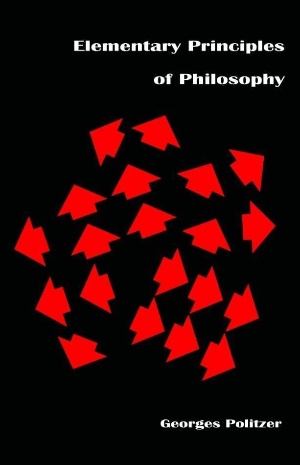 Georges Politzer எழுதிய Elementary Principles of Philosophy - Book Cover