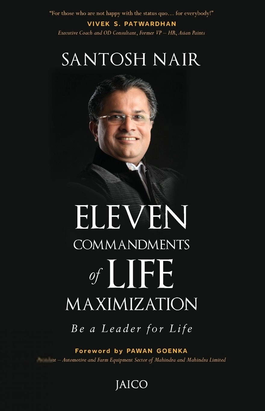 Santosh Nair எழுதிய Eleven Commandments of Life Maximization - Book Cover
