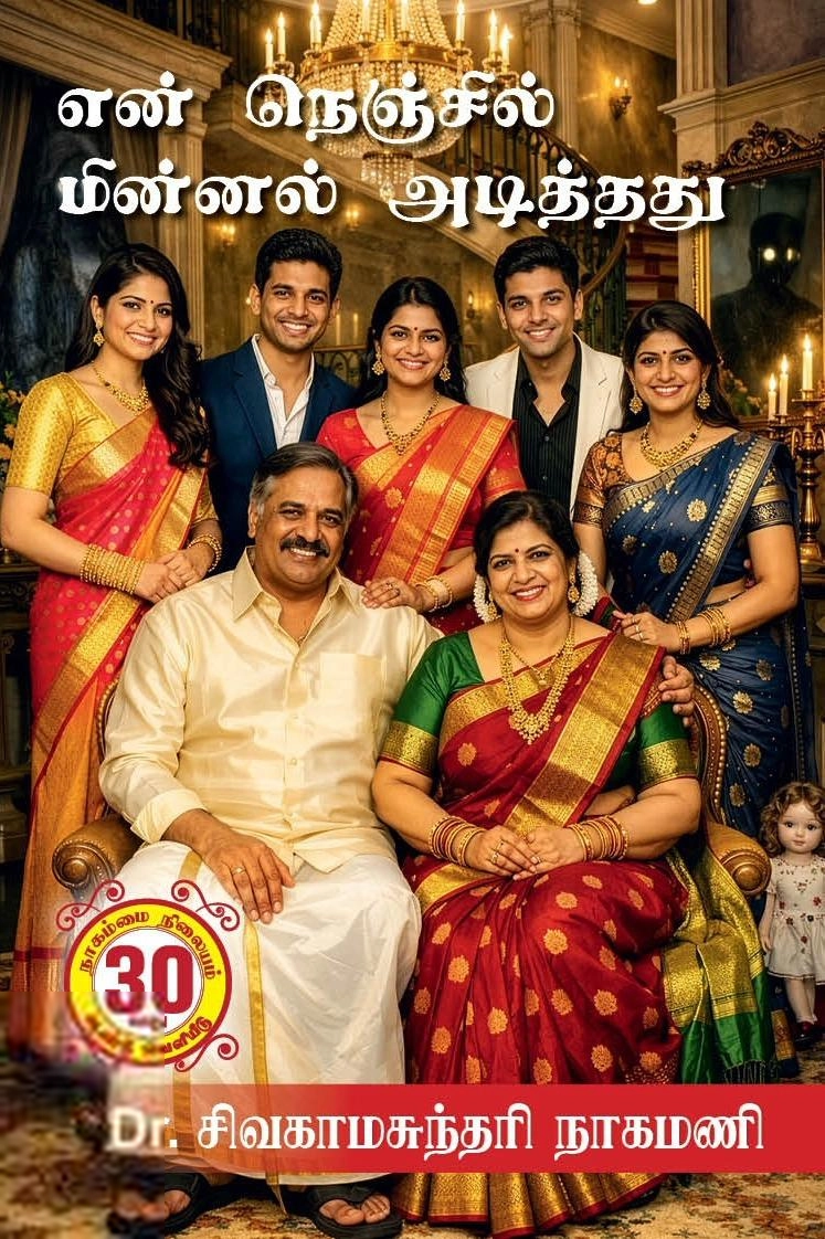 முனைவர் சிவகாமசுந்தரி நாகமணி எழுதிய என் நெஞ்சில் மின்னல் அடித்தது - Book Cover