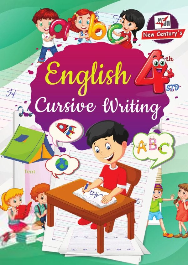 New Century Book House எழுதிய English Cursive Writing (4th Standard) - Book Cover