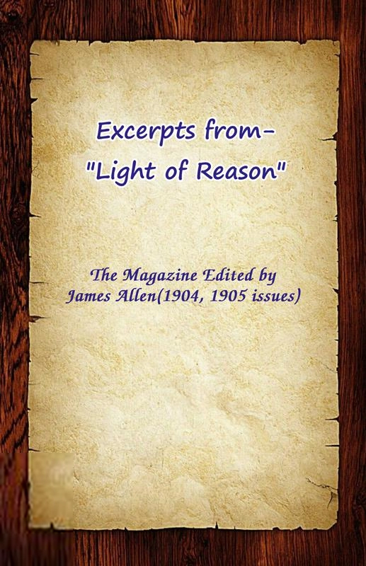 James Allen எழுதிய Excerpts from Light of Reason - Book Cover