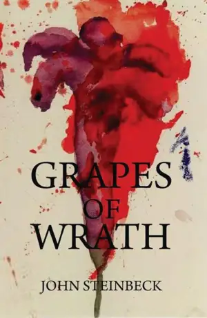 John Steinbeck எழுதிய Grapes of Wrath - Book Cover