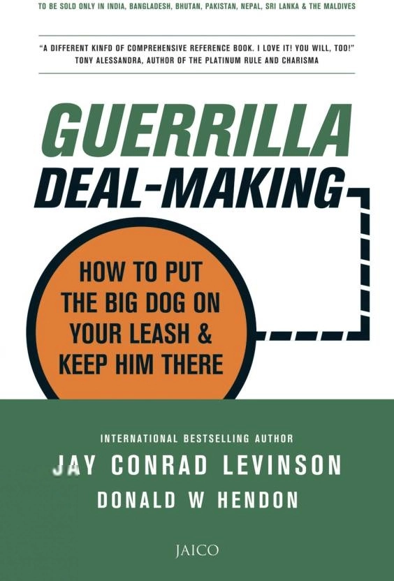 Jay Conrad Levinson எழுதிய Guerrilla Deal-Making - Book Cover