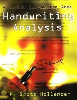 P. Scott Hollander எழுதிய Handwriting Analysis - A Complete Self-Teaching Guide - Book Cover