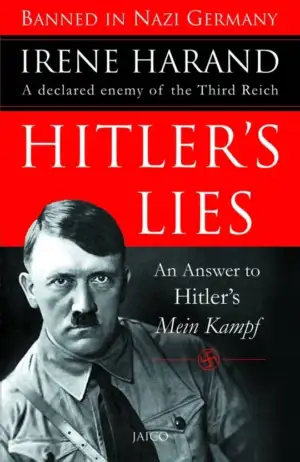 Irene Harand எழுதிய Hitler’s Lies: An Answer To Hitler’s Mein Kampf - Book Cover