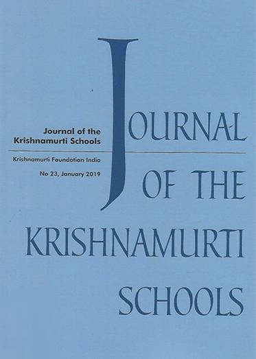 J. Krishnamurthy எழுதிய Journal of Krishnamurti Schools -2019 - Book Cover