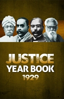 Dr. P. Varadarajulu Naidu எழுதிய Justice Year Book 1929 - Book Cover