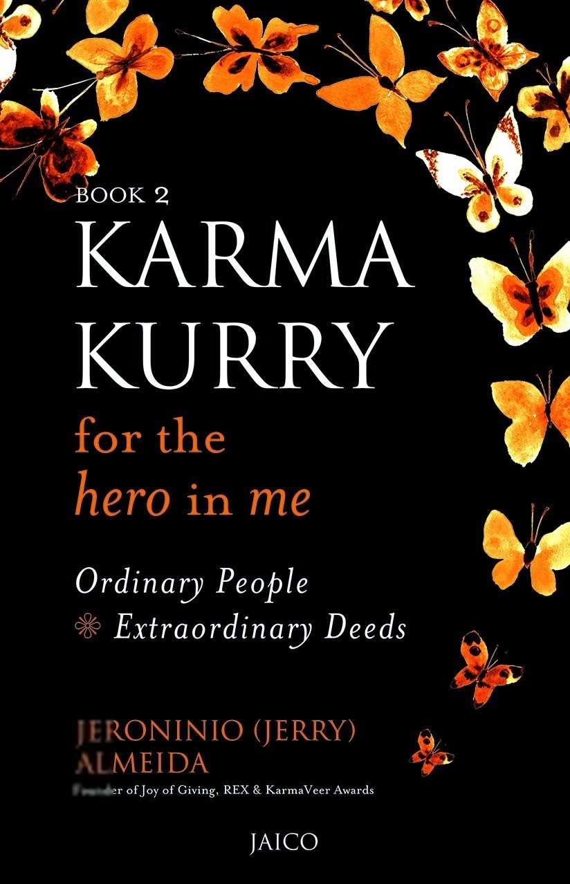 Jeroninio (Jerry) Almeida எழுதிய Karma Kurry for the Hero in me - Book Cover