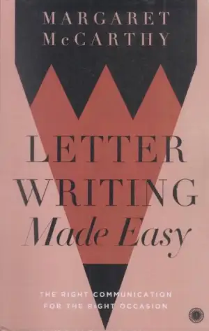 Margaret McCarthy எழுதிய Letter Writing Made Easy - Book Cover