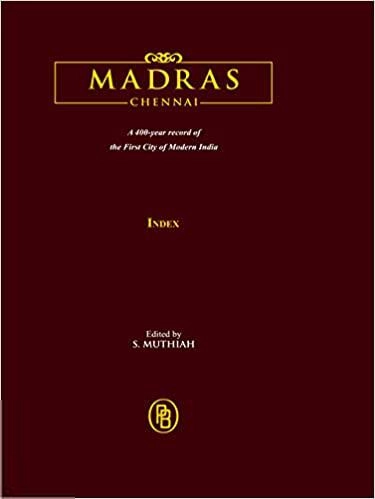 S. Muthiah எழுதிய Madras - Index - Book Cover