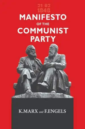 Karl Marx,Frederick Engels எழுதிய Manifesto Of The Communist Party (Bharathi Puthakalayam) - Book Cover