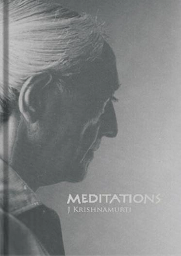 J. Krishnamurthy எழுதிய Meditations (Krishnamurthi Foundation India) - Book Cover