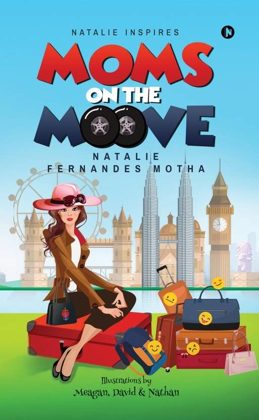 Natalie Fernandes Motha எழுதிய Moms on the Moove - Book Cover