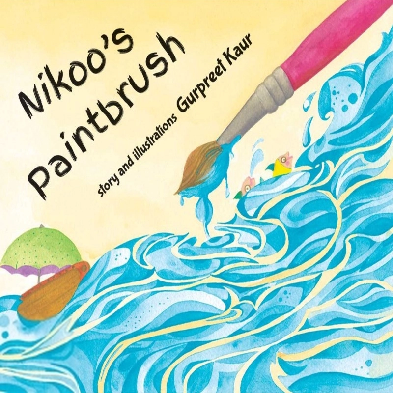 Gurpreet Kaur எழுதிய Nikoos Paintbrush - Book Cover