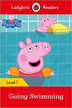 Ladybird எழுதிய Peppa Pig going swimming - Book Cover