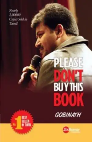 C. Gobinath எழுதிய Please Don't Buy This Book - Book Cover