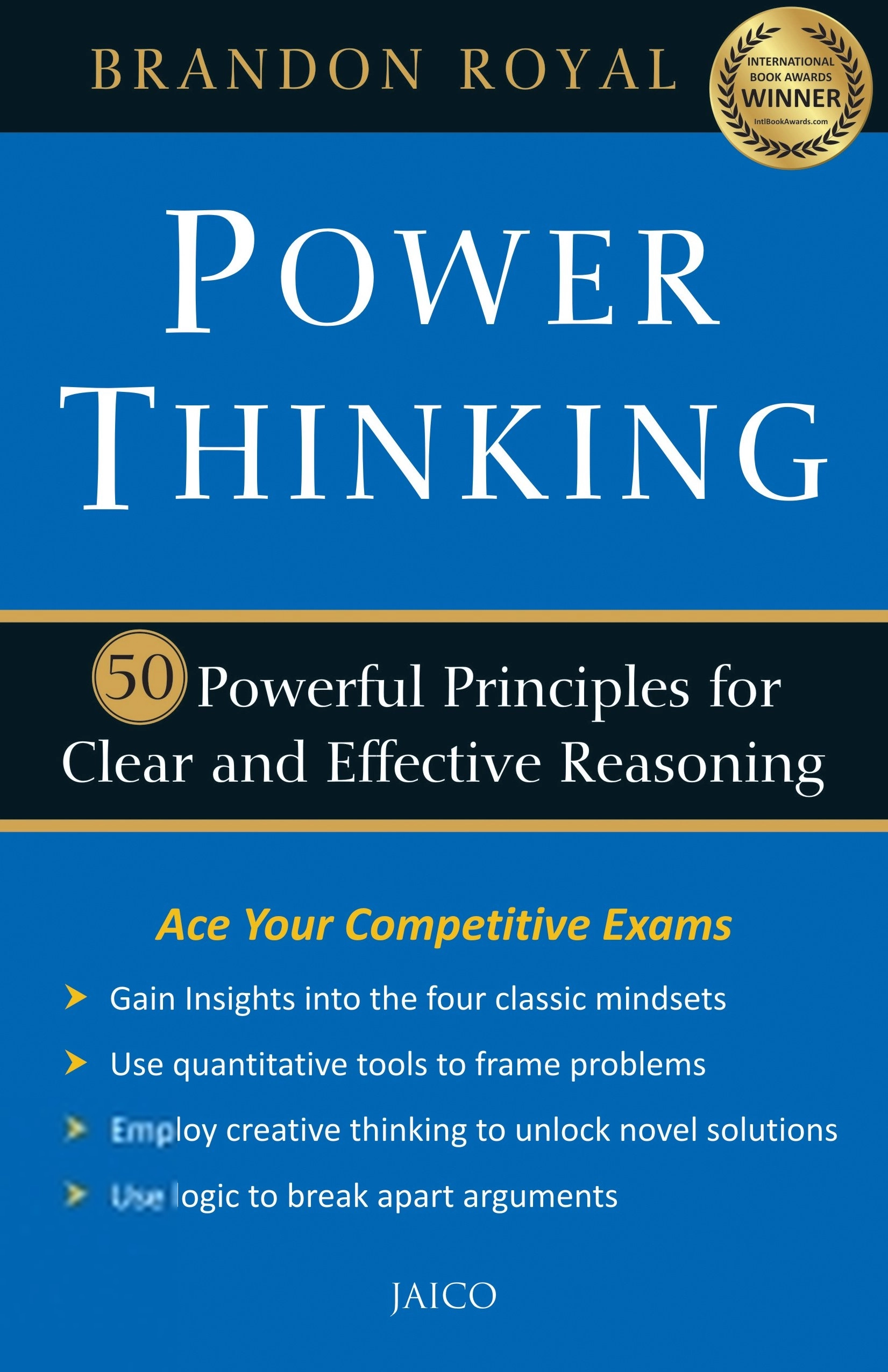 Brandon Royal எழுதிய Power Thinking - Book Cover