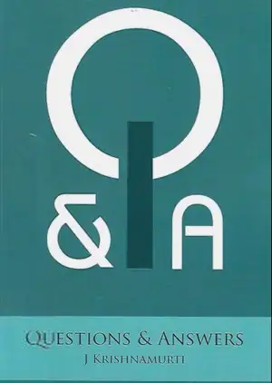 J. Krishnamurthy எழுதிய Question and Answers - Book Cover