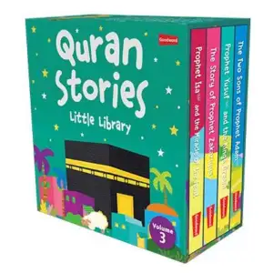 Saniyasnain Khan எழுதிய Quran Stories - Little Library - Vol.3 - Book Cover