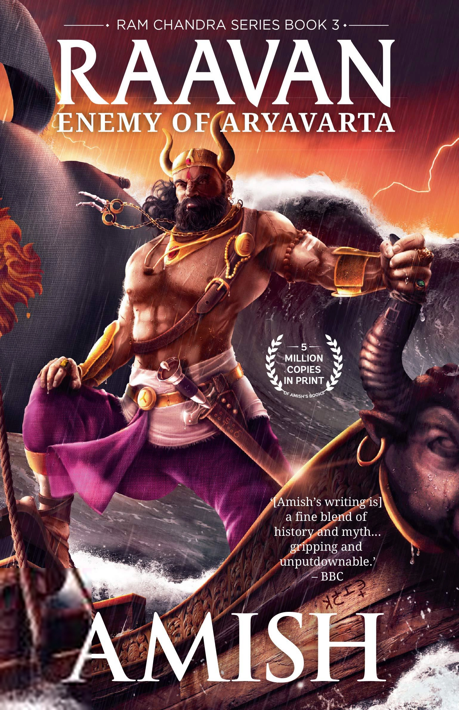 Amish Tripathi எழுதிய Raavan: Enemy of Aryavarta - Book Cover