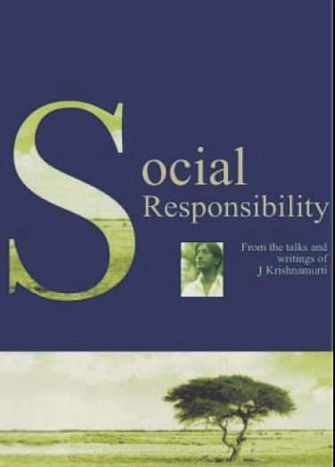 J. Krishnamurthy எழுதிய Social Responsibility - Book Cover