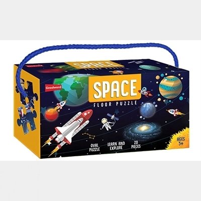 Goodword Books எழுதிய Space Floor Puzzle - Book Cover
