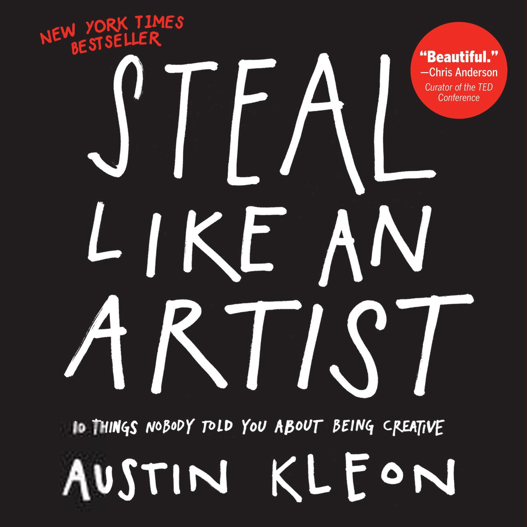Austin Kleon எழுதிய Steal Like An Artist - Book Cover