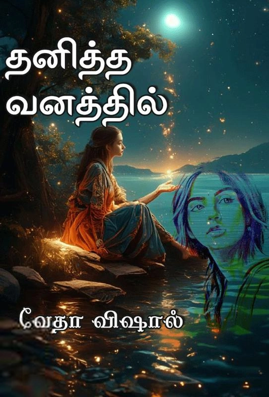 வேதா விஷால் எழுதிய தனித்த வனத்தில் - Book Cover