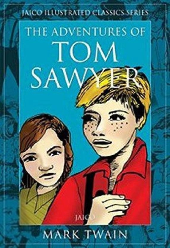 Mark Twain எழுதிய The Adventures of Tom Sawyer - Book Cover