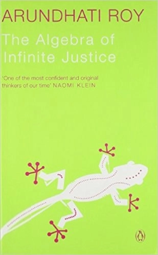Arundhati Roy எழுதிய The Algebra of Infinite Justice - Book Cover