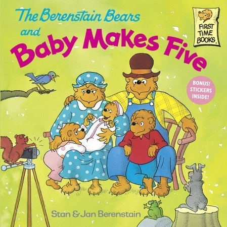 STAN BERENSTAIN,Jan Berenstain எழுதிய The Berenstain Bears and Baby Makes Five - Book Cover