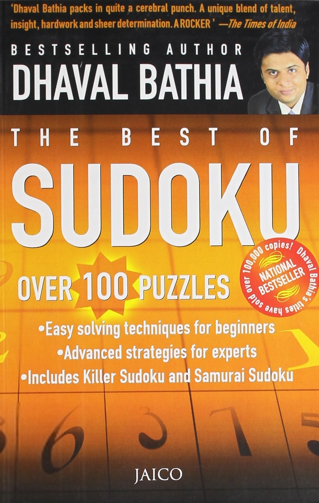 Dhaval Bathia எழுதிய The Best Of Sudoku - Book Cover