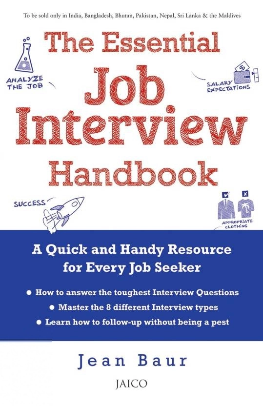 Jean Baur எழுதிய The Essential Job Interview Handbook - Book Cover