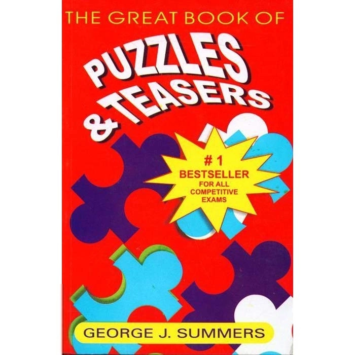 George J. Summers எழுதிய The Great Book of Puzzles & Teasers - Book Cover