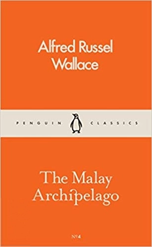 Alfred Russel Wallace எழுதிய The Malay Archipelago - Book Cover