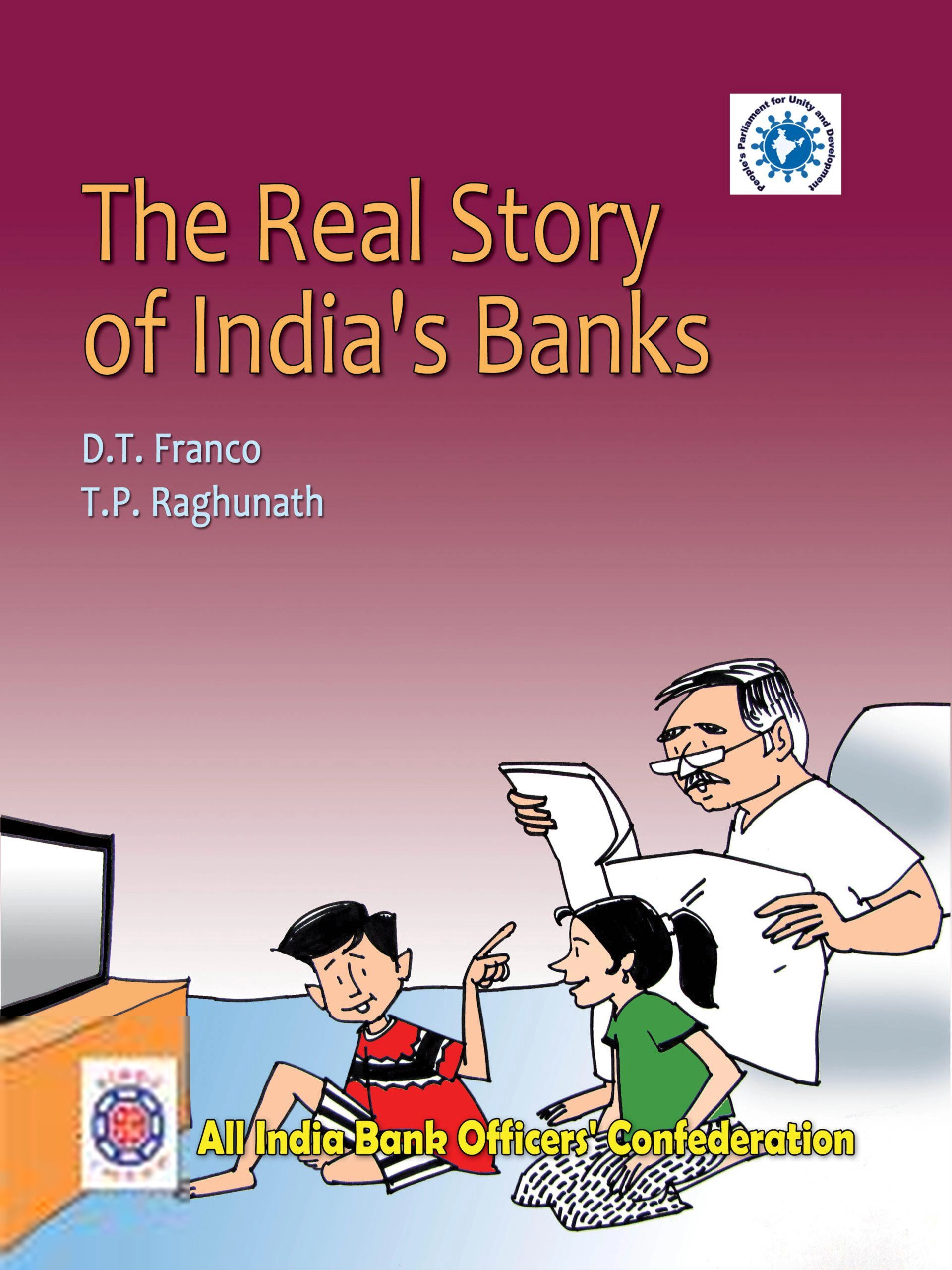 D. T. Franco எழுதிய The Real Story Of Indian Bankers - Book Cover